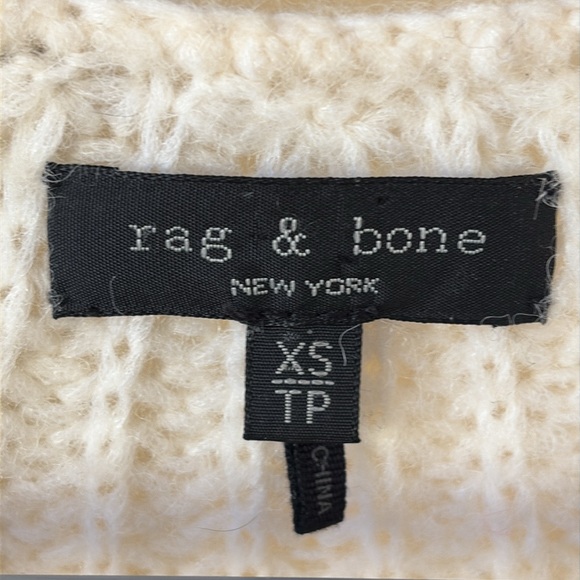 Rag & Bone XS Women's White/Cream Knit Sweater - Picture 5 of 11